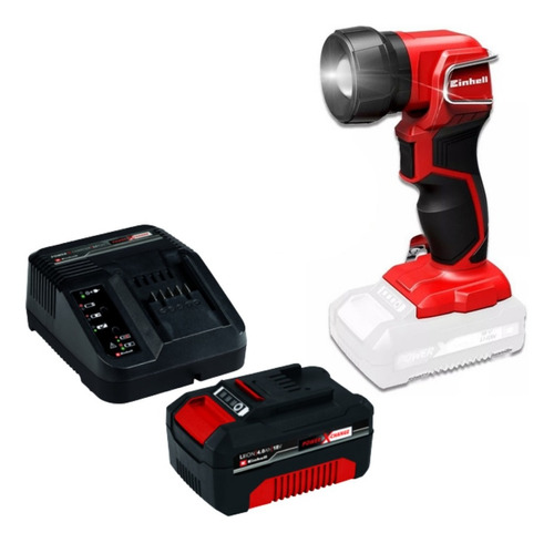 Linterna Inalambrica 18v Einhell Led 280lm + Bat + Carg 4ah