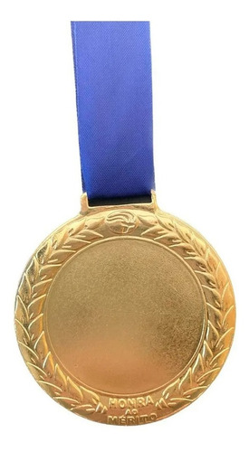 Kit 70 Medalhas 6cm Personalizar Adesivar Ouro Prata Bronze