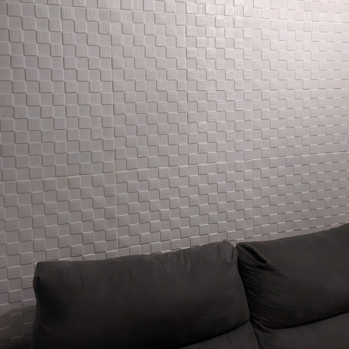 Panel: placa 3D, revestimiento autoadhesivo, 70 x 70, pared, techo, color, cubos