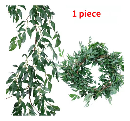 Eucalipto Jardin Artificial Hojas Artificiales 2mts 933