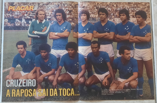 Revista Placar Pôsteres Vasco Cruzeiro E + 3 (Usado)