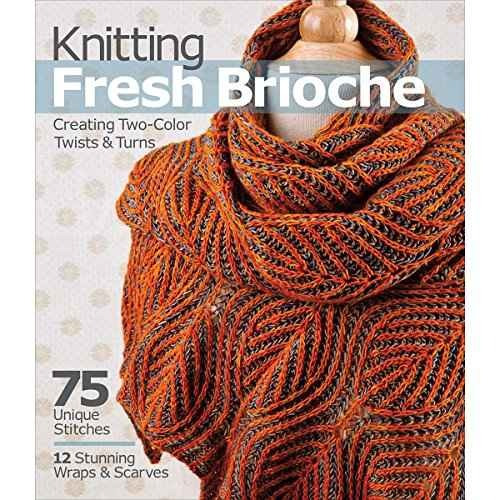 El Hacer Punto Fresco De Brioche: Creación De Dos Colores Gi