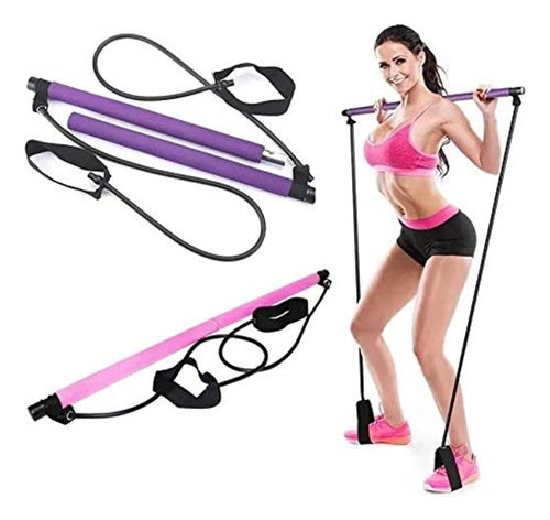 Kit De Barra De Pilates Portátil For Ejercicios De