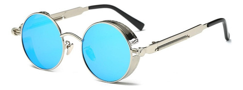 Hypson Lentes De Sol Steampunk. Gafas De Sol Polarizadas Color Azul