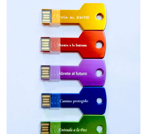 Pendrive 64gb Diseños Únicos, Llaves Inspiradoras