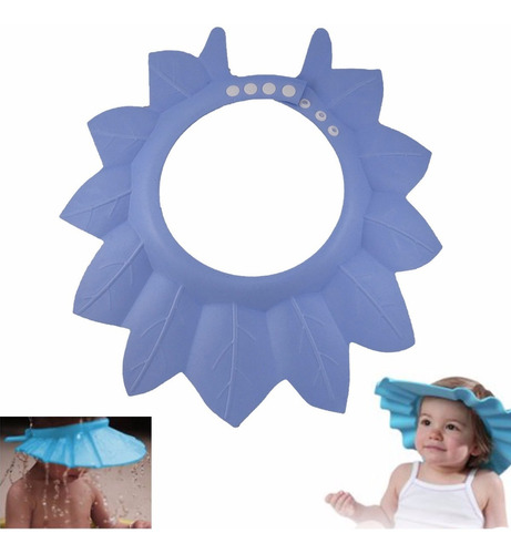 Sombrero Gorro De Baño Ajustable Para Bebe Mifanqi Azul