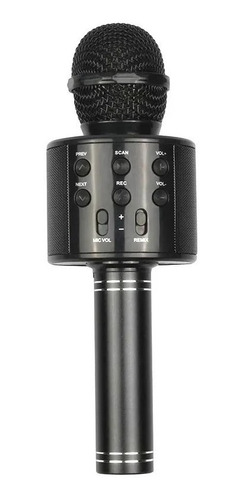 Microfone Karaokê Bluetooth Sem Fio Usb Top Smart Sp-858