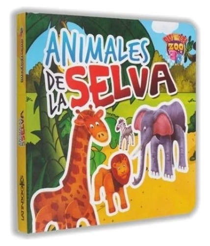 Animales De La Selva - Divertizoo - Con Troquelados