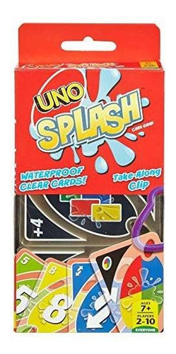 Juego De Cartas Mattel Games Uno Splash, Surtido (dhw42)