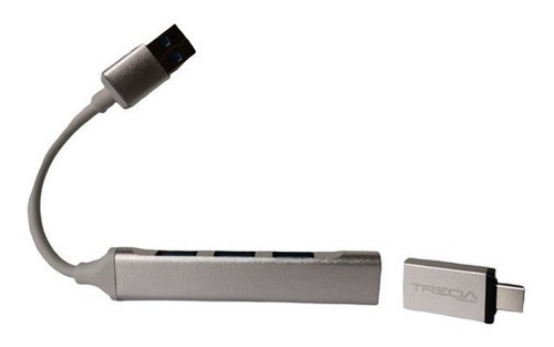 Hub Multipuertos Usb 3.0 X4 Adaptador Otg Usb A Usb Tipo C