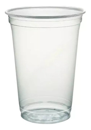 Copo Descartável 550ml Pp Transparente 100 Unidades