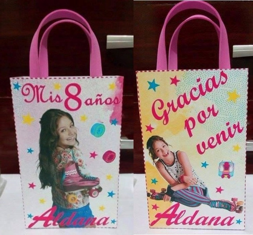 Bolsitas Soy Luna Personalizadas 5 Unidades Por $85