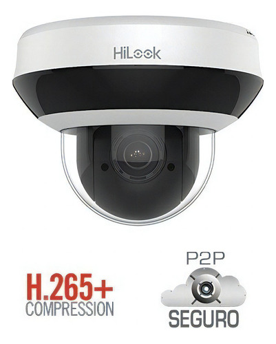 Cámara de seguridad Hikvision PTZ-N2404I-DE3 HiLook con resolución 4MP visión nocturna incluida color blanco