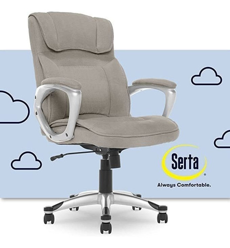 Serta Silla De Oficina Ejecutiva Almohadas De Cuerpo En Cap.