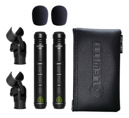 Imagen 2 de 5 de Microfono Condenser Pro Lewitt Audio Lct 140 Air Match Pair