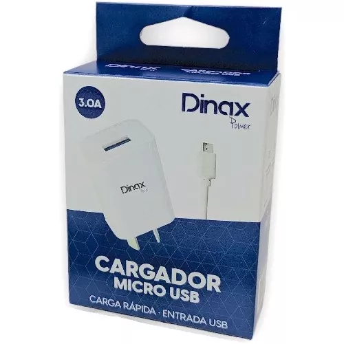 Cargador v8 micro USB a V8 3.0A – Dinax