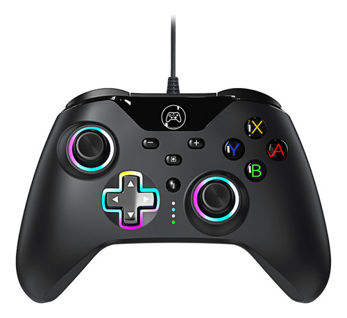 Novo Gamepad Com Fio Para Pc Rgb Multifuncional Programável
