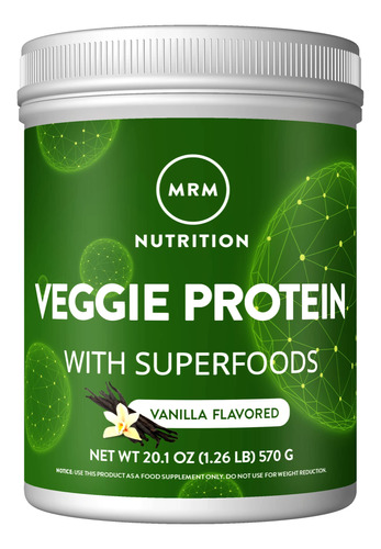 Mrm Nutrition Veggie Protein Con Superalimentos | Sabor A V.