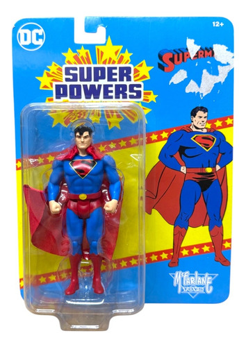 Superman Super Powers Figura Articulada 12cm Mcfarlane Cf