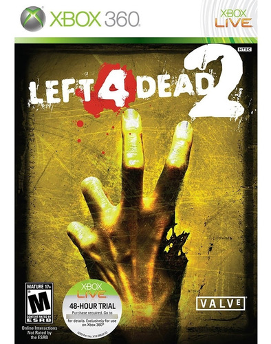 Left 4 Dead 2  Standard Edition Valve Xbox 360 Físico