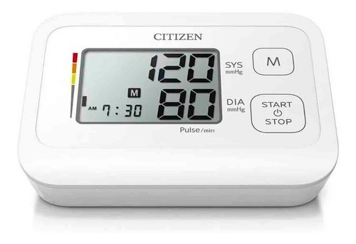 Tensiómetro digital de brazo automático Citizen CHU-304 blanco