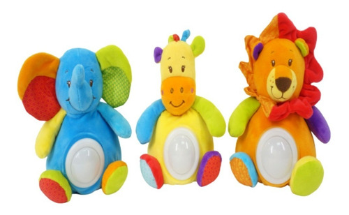 Velador Infantil De Peluche Importado Luz !!