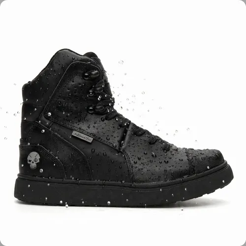 Tênis Moto Bota Motociclista Resistente Água Costurado 100% - R$ 272,15