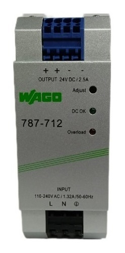 Fuente De Alimentación 787-712 Wago 24v Dc/2.5a 110-240v