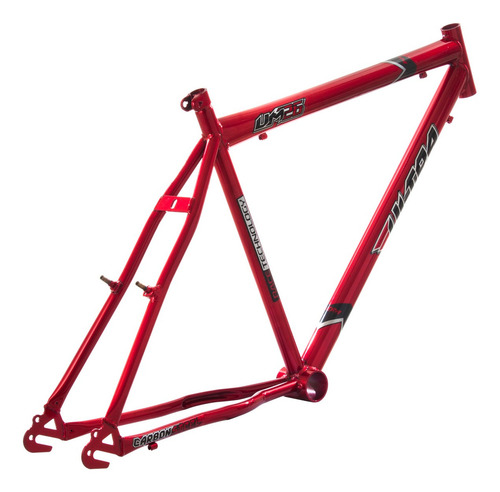 Quadro Em Aço Carbono Ultra Bike Aro 26 Com Garfo Masculino Cor Vermelho