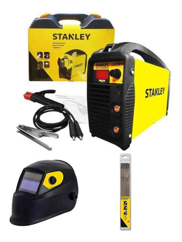 Soldadora Inverter Stanley Sirio 210 + Electrodos + Mascara