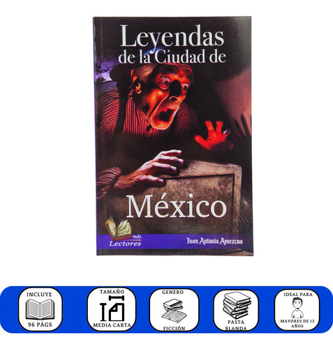 Leyendas De La Ciudad De México, De Juan Antonio Amezcua. Editorial Delfín, Tapa Blanda, Edición 1 En Español, 2024
