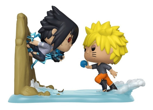 Imagen 1 de 3 de Naruto Vs Sasuke Moment Funko Pop Gamestop Exc