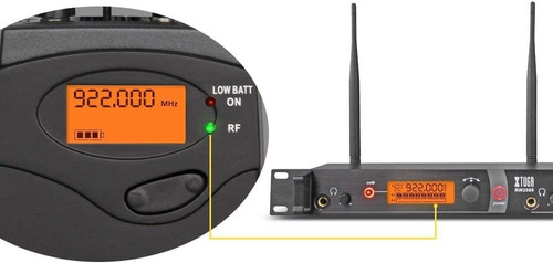Micrófono Xtuga Sistema De Monitor De Oído Inalámbrico