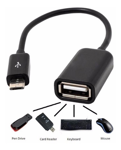 Adaptador Otg Micro Usb -a- Usb Hembra