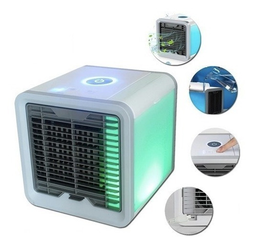 Enfriador Aire Portátil Cooler Personal Ventilador Usb