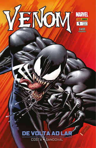 Venom: De Volta Ao Lar - Volume 1, de Costa, Mike. Editora Panini Brasil LTDA, capa mole em português, 2018