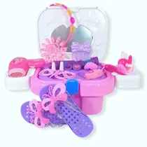 Comprar Peinadora Set Belleza Niña Secador Colita Maquillaje Juguete