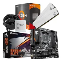 Comprar Kit Upgrade Amd Ryzen 5 5500 + B550m Aorus Elite + 32gb Ddr4 Kit Amd