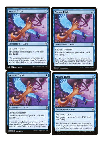 Cartas Magic 4 Arcane Flight Dominaria Mtg Bsas Playset