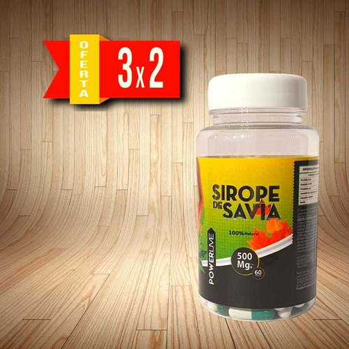 3x2 Sirope De Savia En Capsulas,detox, Pierde Peso, Adelgaza