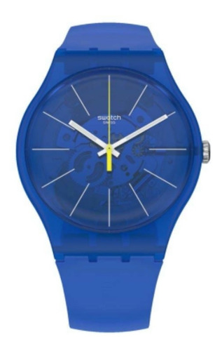 Reloj Swatch Unisex Blue Sirup Azul Suon142 Silicona