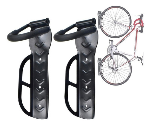 Pack X2 Porta Bicicleta Pared Gancho Para Colgar Soporte Bic