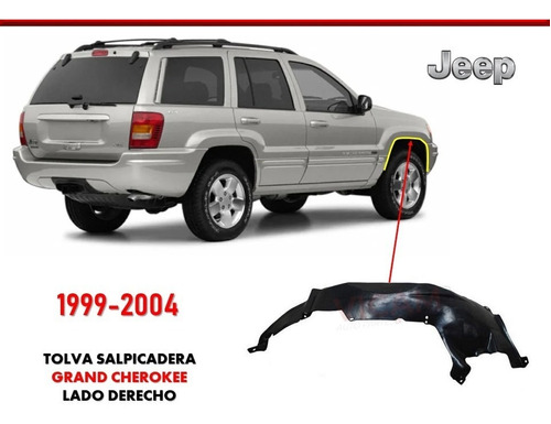 Tolva Lodera De Salp Grand Cherokee Lado Derecho 1999-2004