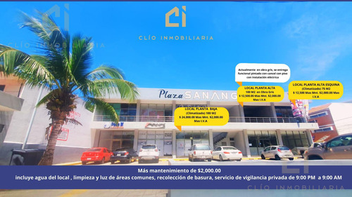 Local En Renta En Veracruz En Plaza Comercial, Zona  Av. Urano, Fraccionamiento  Jardines De Mocambo