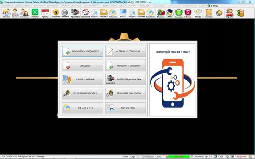 Programa Completo Para Loja De Celular Sem Mensalidade V7.0