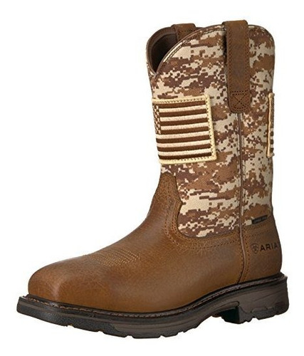 Bota De Trabajo Con Punta De Acero Ariat Workhog Patriot Par