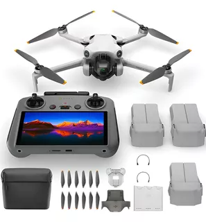 Drone DJI Mini 4 Pro RC 2 Tela Combo Plus 3 baterías de 1 hora