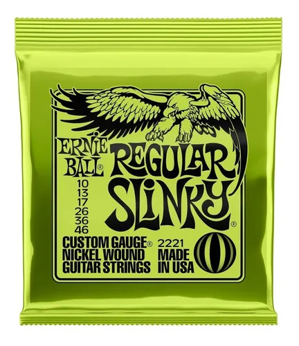 comprar Encordoamento Ernie Ball Guitarra Regular Slink 010
