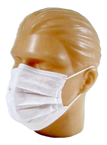 Kit 50 Máscaras Proteção Facial Lavável Tnt Super Resistente