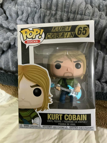Funko Pop Rocks Kurt Cobain 65 (Usado)